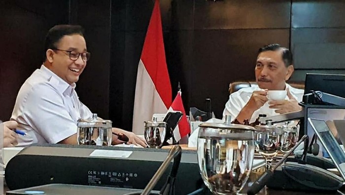 Luhut Binsar dan Anies Baswedan.