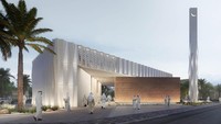 Bangunan tersebut akan menampung 600 jemaah yang mencakup lahan seluas 2.000 meter persegi. Masjid ini dibangun dua lantai.
