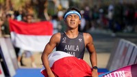 Bagi Ami, perak di nomor perseorangan tersebut merupakan medali kedua. Sebelumnya dia tercatat sebagai penyumbang medali pertama untuk kontingen Indonesia setelah menjadi yang terbaik pada nomor aquatlon putra pada Sabtu (7/5) dengan catatan waktu 14 menit 28 detik.