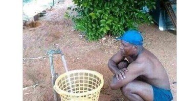 Ibarat pertahanan De Gea di gawang MU. Foto: Twitter