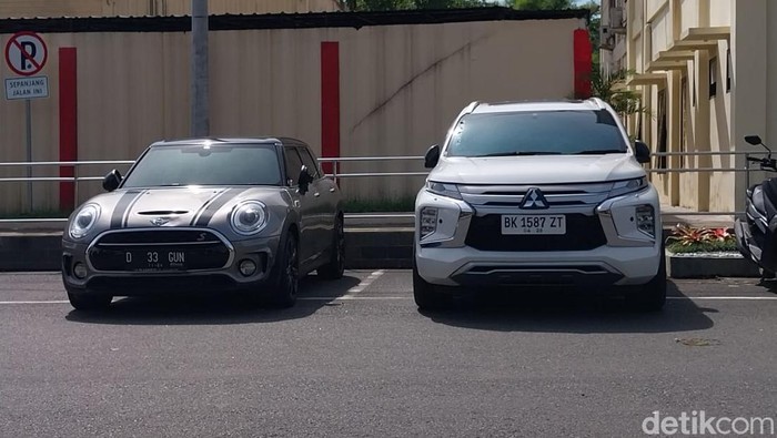 Mini Cooper milik Ken Admiral. (Finta Rahyuni/detikSumut)