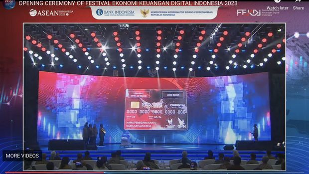 Opening Ceremony Of Festival Ekonomi Keuangan Digital Indonesia 2023. (Tangkapan Layar Youtube Bank Indonesia)