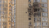 Hal ini disebabkan karena serangan drone Rusia.
