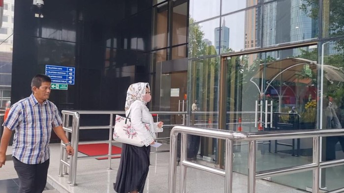Penampakan tas dipakai Kadinkes Lampung ke KPK (Yogi-detikcom)
