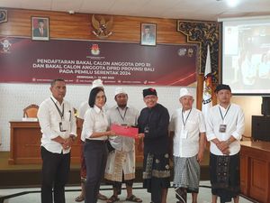 Sekjen Bali Shanti Daftar DPD, Siapkan Konvoi 800 Pendukung