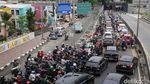 Potret Kemacetan di Jalan KH Abdullah Syafei Tebet