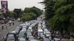Potret Kemacetan di Jalan KH Abdullah Syafei Tebet