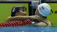 Masniari meraih medali emas usai finis tercepat dengan catatan waktu 28,89 detik sementara perenang Thailand Saovanee meraih medali perak dengan catatan waktu 28,97 detik dan perenang FIlipina Teia Isabella Salvino meraih medali perunggu dengan catatan waktu 28,99 detik.