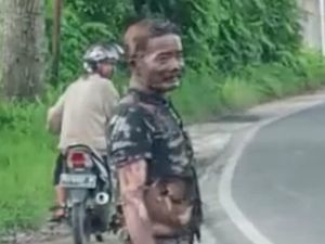 Pria Diduga ODGJ di Kalteng Bakar Diri di Jalan, Polisi Selidiki