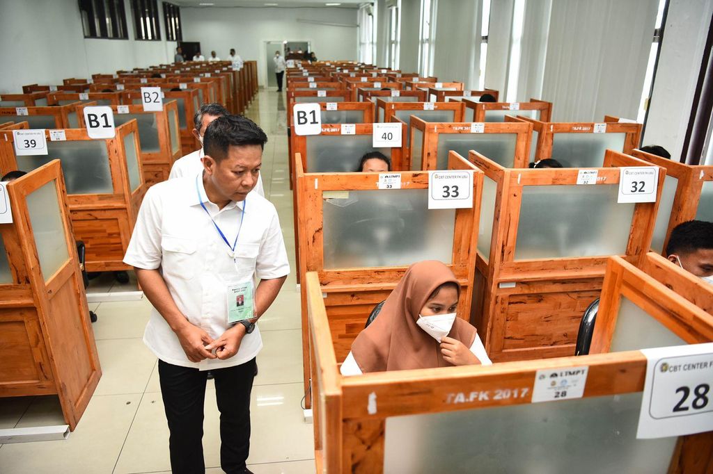 Rektor USU Cek UTBK