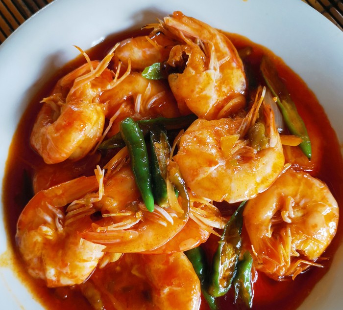 Resep Udang Saus Padang