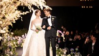 Namun mereka membagikan foto-foto di hari bahagia tersebut kepada fans. Foto: (dok. ist)