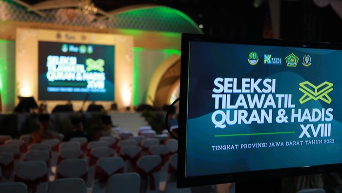 Seleksi Tilawatil Quran dan Hadist (STQH) ke-XVIII Jawa Barat 2023.
