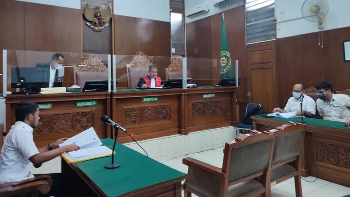 Sidang praperadilan yang diajukan MPH terhadap Zulhas di PN Jaksel (Wilda-detikcom)