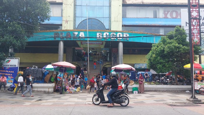 Suasana Plaza Bogor Usai Pedagang Diminta Kosongkan Jelang Pembongkaran (M Sholihin/detikcom)