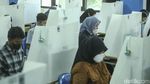 Suasana UTBK di UNJ, Gunakan Metal Detektor untuk Cegah Kecurangan