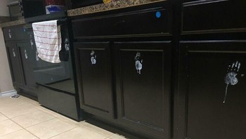 Sebuha karya agar mempercantik tampilan dapur. Foto: Reddit