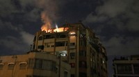 Militer Israel menyebut serangan udara pada Selasa (9/5) dini hari waktu setempat itu menargetkan kelompok milisi Palestina, Jihad Islam.