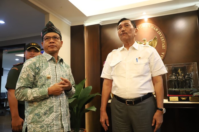 Bupati Bandung Bertemu Luhut