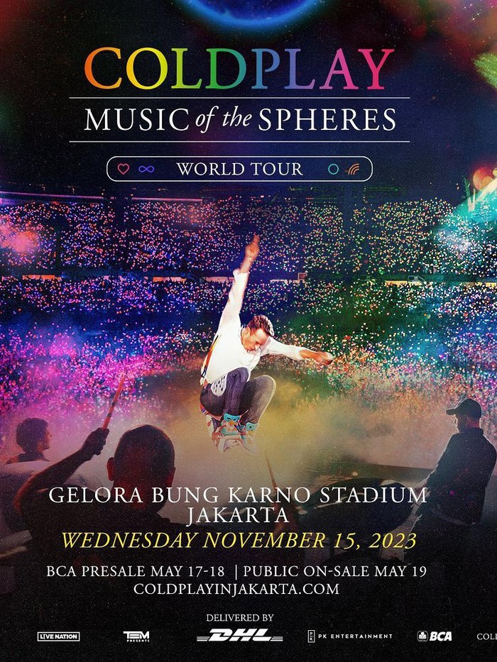 Coldplay konser di Indonesia.