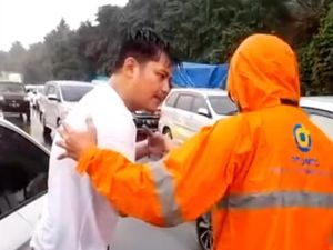 Curhat Fiki Alman Kecelakaan Tunggal di Tol, Mobil Berputar-Tabrak Pembatas