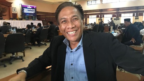 Kepala Dinas Pertanian dan Perkebunan (Distanbun) NTB, Fathul Gani  saat ditemui di Kantor DPRD NTB pada Selasa (9/5/2023) pagi.