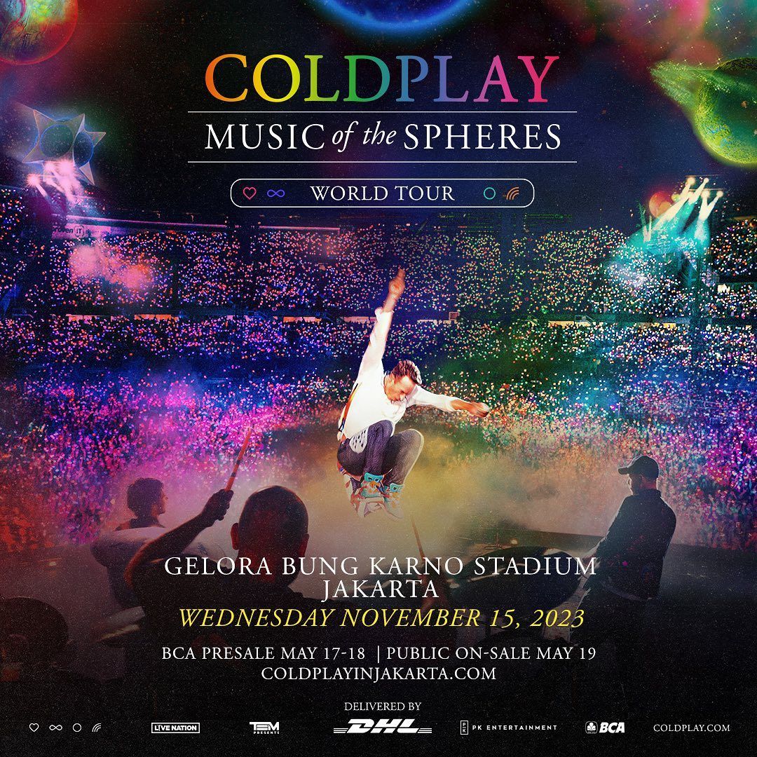 Konser Coldplay di Indonesia (sumber: cnbc)