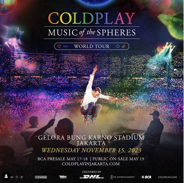 Konser Coldplay di Jakarta