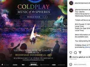 Heboh Coldplay Jadi Konser di Jakarta, Netizen Siap War Tiket