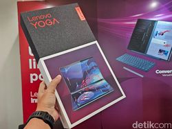 Lenovo Yoga Book 9i Punya Dua Layar Pas untuk Konten Kreator