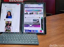 Lenovo Yoga Book 9i Punya Dua Layar Pas untuk Konten Kreator