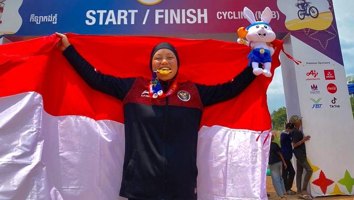 Mahasiswi Unimed Dara Latifa meraih medali emas di SEA Games 2023