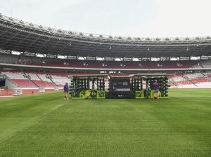 Stadion GBK Bersolek Jelang Indonesia Vs Vietnam