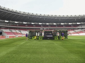 Stadion GBK Bersolek Jelang Indonesia Vs Vietnam
