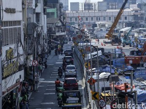 3 Tahap Rekayasa Lalin Harmoni-Mangga Besar Imbas Proyek MRT Jakarta