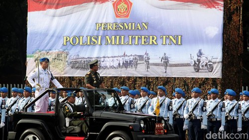 Peresmian Polisi Militer TNI