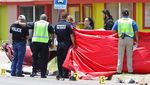 Polisi Olah TKP Mobil Tabrak Kerumunan yang Tewaskan 7 Orang di Texas