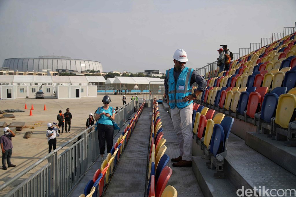 Jakarta E-Prix 2023 akan kembali digelar, 3-4 Juni 2023 mendatang. Sirkuit Ancol, Jakarta Utara, untuk ajang itu sudah rampung 100 persen.