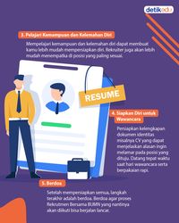 Infografis: 5 Tips Lolos Rekrutmen Bersama BUMN, Fresh Graduate Cek Ya!