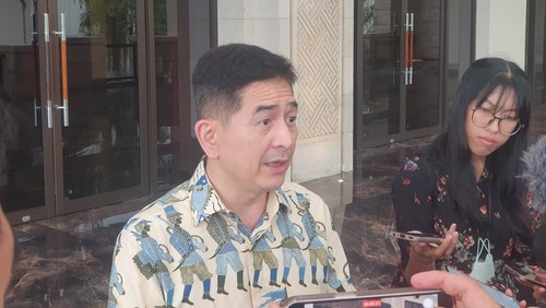 Ketua ASEAN-BAC Arsjad Rasjid di Sofitel Bali Nusa Dua Beach Resort, Selasa (9/5/2023).