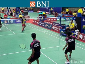 Zidane/Satria Lewati Partai Alot 40 Menit di BNI Sirnas B Bali 2023