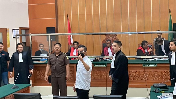 Ekspresi AKBP Dody usai divonis 17 tahun penjara (Silvia-detikcom)