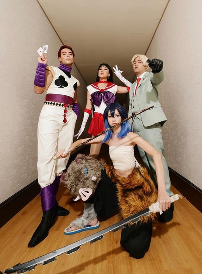 Geng Aries beranggotakan Yuki Kato, Vidi Aldiano, Bunga Citra Lestari dan Ranggaz, pengusaha yang juga dijuluki sebagai Pangeran Jaksel. Sama-sama berzodiak Aries, keempatnya setiap tahun rutin membuat pesta ulang tahun bersama. Dan tahun ini bertema anime. Foto: Instagram