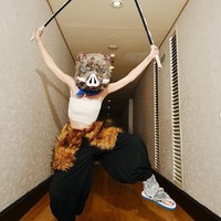 Geng Aries lainnya yang tampil niat dengan kostum bertema Anime adalah Yuki Kato. Yuki menggunakan kostum ala Inosuke dari anime Demon SlayerFoto: Instagram