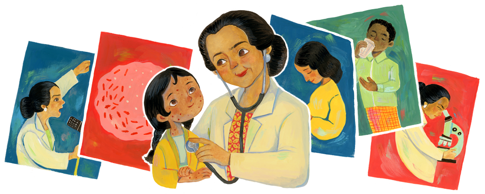 Google Doodle Sulianti Saroso karya Lenny.