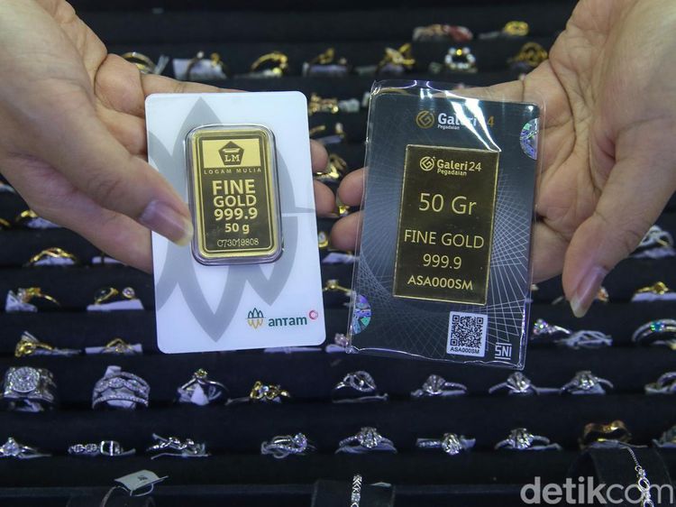 Hari Ini Harga Emas Naik Tajam Nih Gaes..