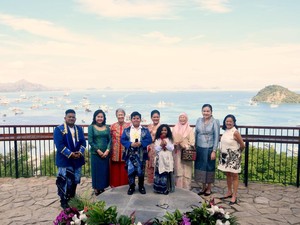 Iriana Ajak Istri Pimpinan Negara ASEAN Minum Teh Sambil Kenalkan Labuan Bajo