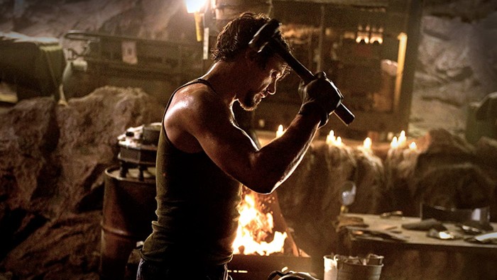 Cuplikan dalam film Iron Man (2008).