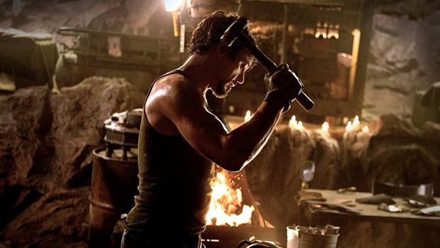 Cuplikan dalam film Iron Man (2008).