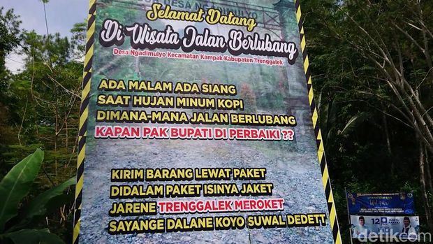 Jalan Rusak di Trenggalek